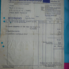 HOPCT DOCUMENT VECHI NR 254 GERMANIA 1936 COMPANIA OPTICA WERKE G RODENSTOCK