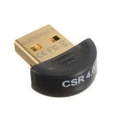 Adaptor Mini USB Bluetooth V4.0 20M 3Mbps Dual, PC controller ps4 ps3 xbox one foto