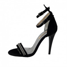 Sandale dama, din piele naturala, marca Botta, culoare negru, marimea 35 foto