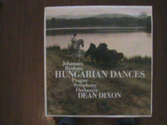 BRAHMS - Dansurile ungare Nr. 1,3,10,11 etc.Prague Symphony -Disc pick-up vinil foto