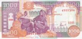 Bancnota Somalia 1.000 Shilingi 1996 - P37b UNC