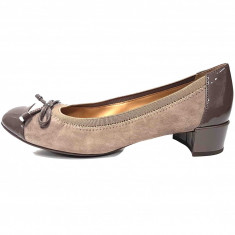 Pantofi dama, din piele naturala, marca Geox, culoare bej, marimea 36.5 foto