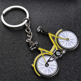 Breloc tema bicicleta metalic + ambalaj cadou