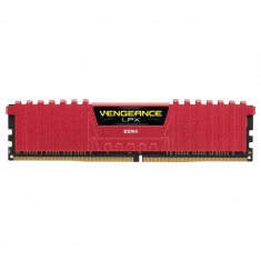 Memorie Corsair Vengeance LPX Red 8GB DDR4 2400MHz CL14 foto