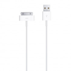 Cablu de date si incarcare Apple iPhone 4/4s 1m, White (bulk) foto