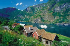 Puzzle Ravensburger - 3000 de piese - FIORDUL SOGNEFJORD NORVEGIA foto