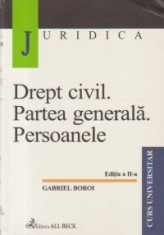 Drept civil. Partea generala. Persoanele (ed a II-a) foto