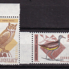 Uruguay 1968 fauna pasari MI 1113-1114 MNH w49