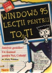 Windows 95 Lectii pentru toti foto