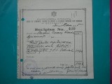 HOPCT DOCUMENT VECHI 261 CASSA DE ECONOMIE AJUTOR CREDIT ORTODOX ROMANIA 1930, Romania 1900 - 1950, Documente