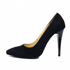 Pantofi dama, din piele naturala, marca Botta, culoare negru, marimea 39 foto