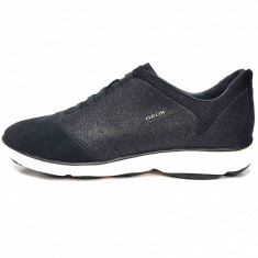 Pantofi sport dama, din piele naturala, marca Geox, culoare negru, marimea 40 foto