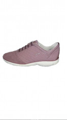 Pantofi sport dama, din piele naturala, marca Geox, culoare roz, marimea 36 foto