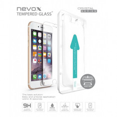 Folie sticla cu aplicator NEVOX Glass Crystal pentru Apple iPhone 8/7/6s/6 foto