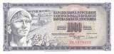 Bancnota Iugoslavia 1.000 Dinari 1981 - P92d UNC