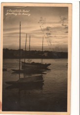 CPI B 10167 CARTE POSTALA - CONSTANTA. PORTUL, YACHTING LA AMURG