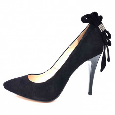 Pantofi dama, din piele naturala, marca Botta, culoare negru, marimea 35 foto