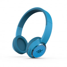 Casti audio iFrogz Coda Wireless Headphones cu microfon, Blue foto