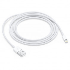 Cablu original Apple Lightning, 2m, White (bulk) foto