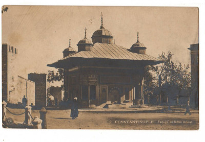 CPI B 10198 CARTE POSTALA - CONSTANTINOPOLE. FANTANA SULTANULUI AHMET foto