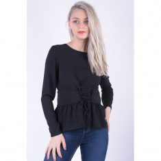 Bluza Pieces Osilla Negru foto