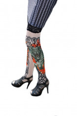 STK18 Ciorapi cu tatuaj foto