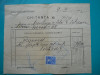 HOPCT DOCUMENT VECHI FISCALIZAT NR 269 UZINELE COMUNALE BUCURESTI 1942, Romania 1900 - 1950, Documente