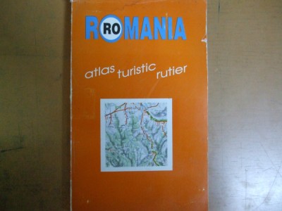 Romania atlas turistic rutier 164 harti color 032 foto