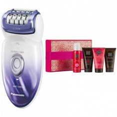 Epilator Panasonic ES-ED22-V503 48 de pensete Mov + Pachetul cadou Rituals Ayurveda foto