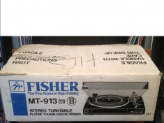 Pick-up Vintage FISHER MT-913 - Servo Drive - Nou ! - in cutie/West Germany foto