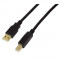 Cablu Logilink UA0265 USB-A Male - USB-B Male 15m negru