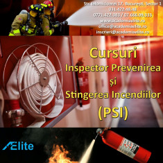 Curs Inspector Prevenirea si Stingerea Incendiilor - PSI - Academia Elite foto