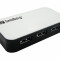 Hub USB Sandberg 133-72 4x USB 3.0 alb / negru