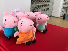 Peppa pig set 6 porcusori din plus 15 cm foto