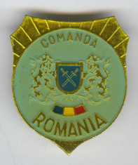 COMANDA - Insigna MILITARA Romania foto
