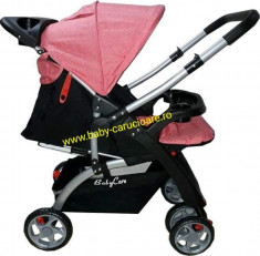 Carucior nou nascut Baby Care C 18 Roz foto