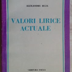 ALEXANDRU RUJA-VALORI LIRICE ACTUALE,1979:Nichita Stanescu/M.Ivanescu/Mazilescu+