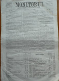 Cumpara ieftin Monitorul , Jurnal oficial al Principatelor Unite , nr. 205 , 1862 , Bucuresti
