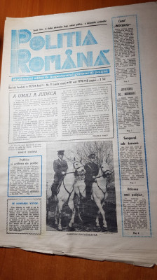 ziarul politia romana 10 mai 1990 foto
