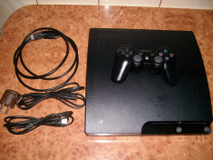 PS3 Slim Modat - cu 12 jocuri instalate - FIFA 18, GTA 5, Battlefield foto