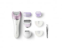 Epilator umed si uscat Philips BRE631/00 Satinelle Advanced 7 accesorii foto