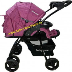 Carucior nou nascut 2 in 1 Baby Care M 203 Fucsia foto