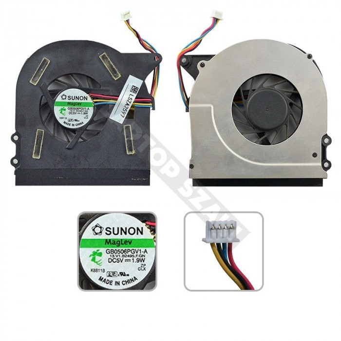 Ventilator Packardbell MX45 MX65 Asus X51 X58 13.V1.B2495.F Livrare gratuita!