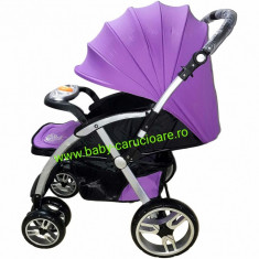 Carucior nou nascut Baby Care FK 8600 - Mov foto