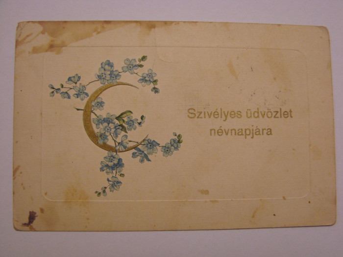 Carte postala circulata la Orsova in anul 1911