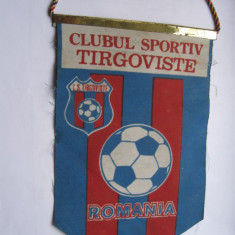 Fanion Clubul Sportiv Tirgoviste - anii 80