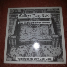 College Jazz Trio-Jazz im Mannheimer Schloss-Mouton 1983 Ger vinil vinyl