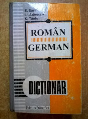 E. Savin, s.a. - Dictionar roman-german foto