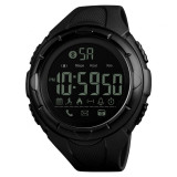 Ceas Skmei digital alarma cronometru waterproof 50M inot Bluetooth Pedometer, Lux - sport, Quartz, Inox