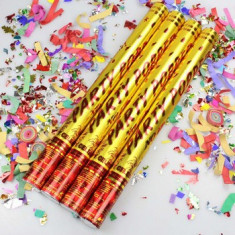 Tun confetti Party Popper 98 cm - 12 lei foto